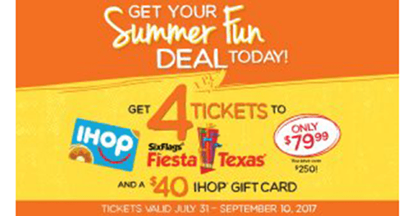 IHOP Serves Up the Perfect Summer Fun Deal with Six Flags Fiesta Texas