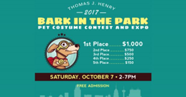 Thomas J Henry Hosts 3rd Annual San Antonio Bark in the Park Pet Costume Contest