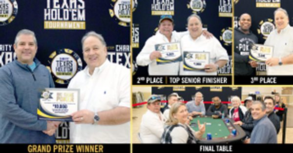 Congratulations to Our 2019 Charity Texas Hold’em Winners