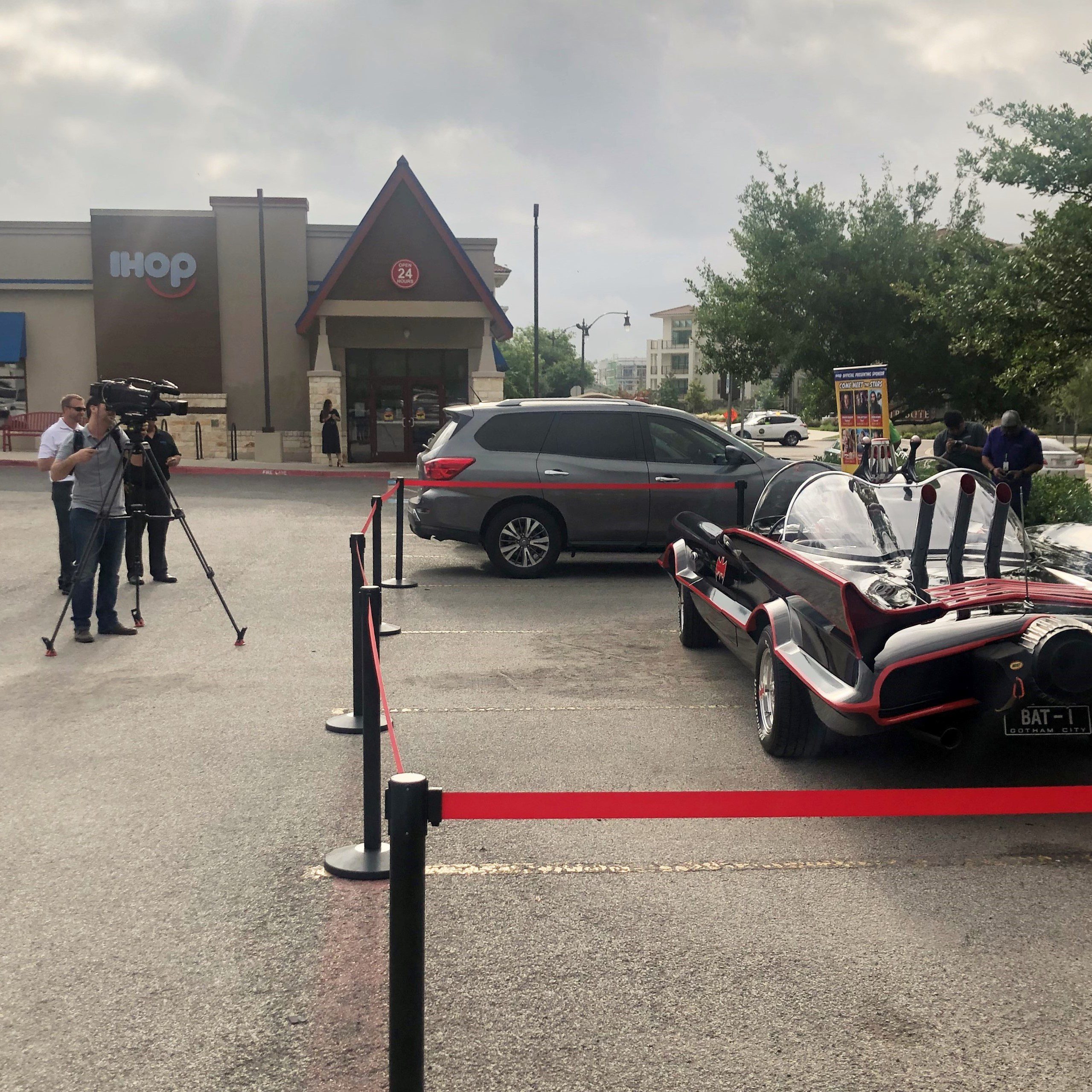 The Batmobile Makes Appearances at South Texas IHOP Restaurants