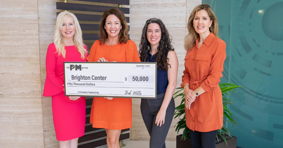 Brighton Center and The Puppy Food Bank Each Receive $50,000 from The PM Group